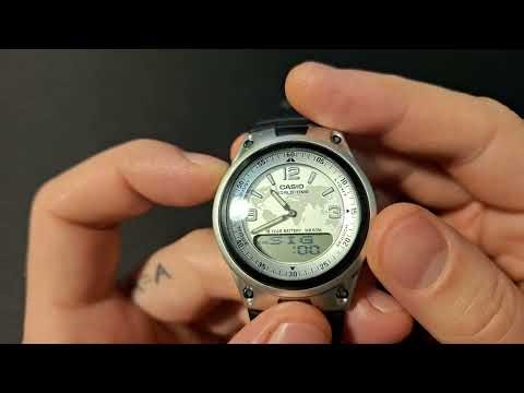 Casio AW-80 Calibration of the watch setting hands