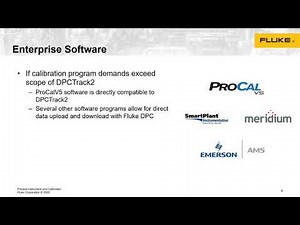 Managing Calibrations with Fluke DPCTrack2 and Documenting Process Calibrators