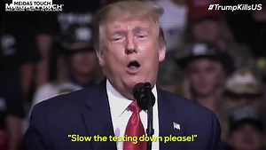Video AD calls Trump's slowing of coronavirus testing 'mass murder'
