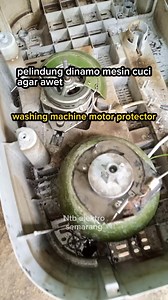 Assalaamu'alaikum. provide protection for the washing machine motor. Pelindung dinamo mesin cuci agar awet. | Suhamrul Suyaeni