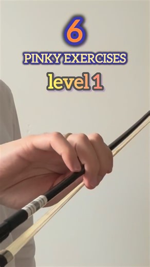 💎 Learn Violin & Viola Online on Instagram: "6 Pinky Exercises – 6 Levels 🎻 From basic balance to full thumb–pinky–wrist coordination. Each level builds: • control • balance • stability • refined bow technique Practice slowly. Feel the balance. Refine your pinky skills. 👉 Save this for daily practice #violin #violinist #violinpractice #violinreels #classicalmusic #musiciansofinstagram #stringinstrument #violintechnique #bowtechnique #pinkyexercise #pinkycontrol #fourthfinger #rightarmtechniqu