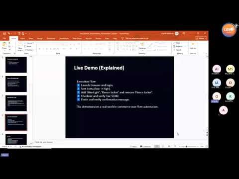 From Beginners to Confident Testers in 12 Weeks | LEMP Student Demo Presentation