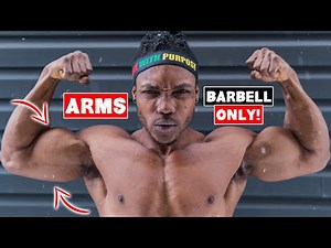 BARBELL BICEP AND TRICEP WORKOUT | NO BENCH | WORKOUT FOR BIGGER ARMS!