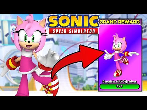 FASTEST WAY TO UNLOCK SONIC RIDERS AMY! (Sonic Speed Simulator)