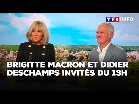 Pièces Jaunes : L'interview événement de Brigitte Macron et Didier Deschamps au 13H de TF1｜TF1 INFO