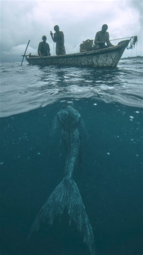 👀 Be honest — does this look like a mermaid to you or something way darker? Terrifying Mermaid Encounter Filmed in Africa 😳 #mermaid #africa #mermaidsighting #ocean | Most Amazing Top 10