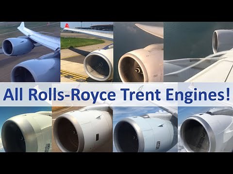 The Ultimate Trent Engine Take-off Sound Collection! All Rolls-Royce Engines during Takeoff!