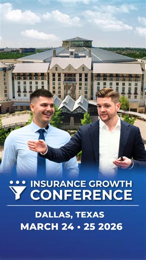 Vlad Cherchenko on Instagram: "IT’S OFFICIAL! 🎉 We just opened registration for the 2026 Insurance Growth Conference! Back in 2022, we hosted the first-ever Insurance Growth Conference… We had over 500 agency owners come to learn how to write $100K/month in P&C premium through their team. Since then, a lot has changed. Many agencies (including us) survived near-death experiences, and we were all forced to reinvent ourselves. That’s why for this conference, we’re inviting 700 P&C agency o