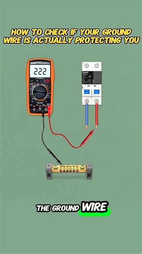 Spark Lab on Instagram: "How to Check If Your Ground Wire Is Actually Protecting You ⚡️💡 Like❣️ comments📋 Share📤 . #Earthing #earthings #grounding #ground #diyelectrical"