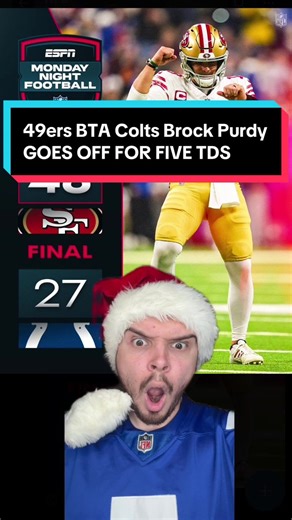 Brock Purdy Shines with Five Touchdowns Against Colts