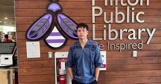 Milton Public Library launches Indigenous Reading Nook and Bee logo