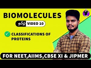 Classifications of Proteins | Biomolecules in Tamil (10)