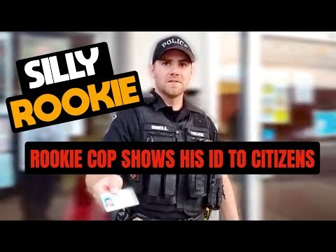 ID Refusals #1 – Rookie Cop Shows HIS ID?! | The Law vs ID Fiending