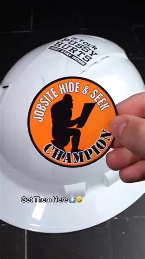 ‍♂️Funny blue collar hard hat stickers  | Pleteffect.FE04 | Facebook