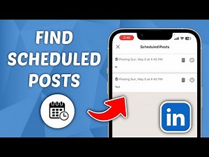 How to Find Scheduled Posts on LinkedIn