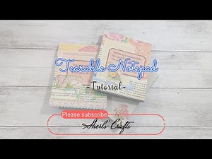 Quick and Easy Tearable Notepad Tutorial | Craft Fair/Quick Gift Ideas