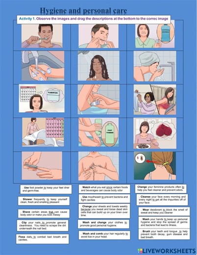 Nursing 2- Hygiene online exercise for A1-Beginner