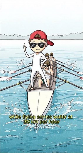 Indonesian Kid Dances on Speeding Boat – Aura Farming Trend Goes Viral!