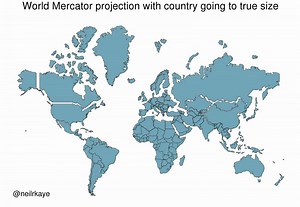 15K views · 117 reactions | Une comparaison entre la taille des pays...
