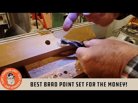 Best Wood Drilling Bits - Brad Points!
