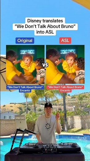 Disney translates “We Don’t Talk About Bruno” into ASL 😮 (Encanto)