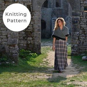 Outlander Shawl / Claire's Rent Shawl Knitting Pattern / Outlander Patterns / Outlander / Outlander Knitting Patterns / Rent Shawl / - Etsy