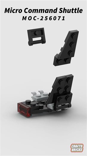 LEGO - Micro Command Shuttle - Build Animation Time Lapse