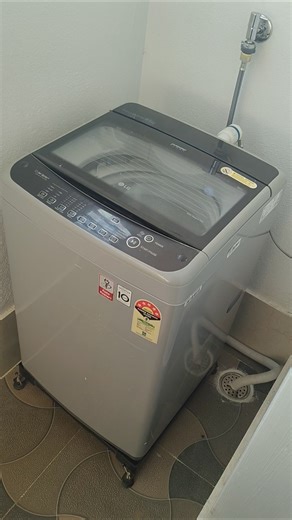 washing machine while spinning #lg #washingmachine #spin #running