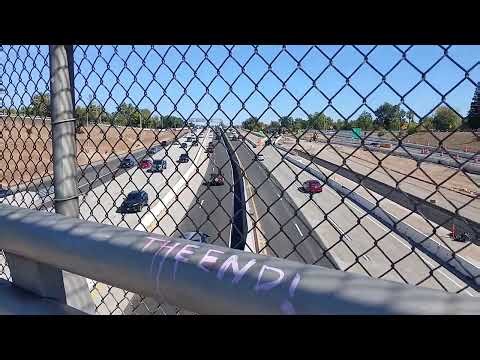 ASMR and End (the road) Grafitti? #asmr #grafitti #freeway #carsounds