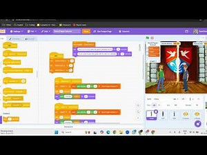 Tutorial on how to make a Rock Paper Scissors game on MIT Scratch | Play with AI