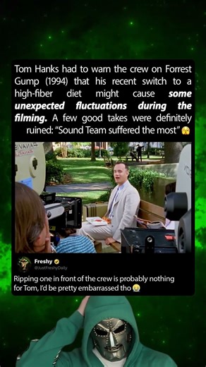 Forrest Gump ripping one after eating his shrimps (1994)