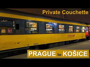 Private Couchette on the Prague - Košice Night Train with RegioJet