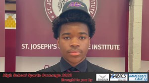 Dion Anderson of St. Joe’s Football after officially signing with Alfred University This is brought to you by Western New York Immediate Care. Visit their website for hours and locations at WNYAthletics.com/links/wnyimmediatecare | WNY Athletics