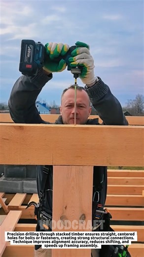 Perfect Timber Alignment Drill Trick That Locks Beams Fast
