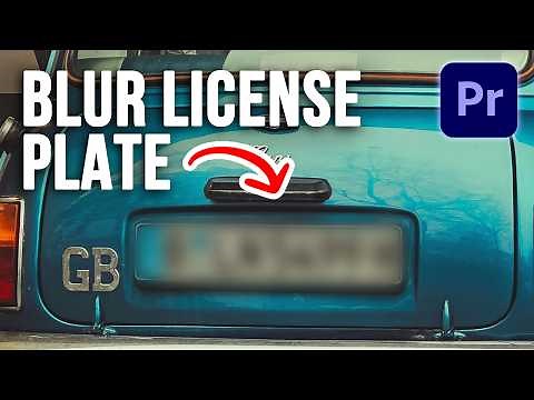 This Premiere Pro Trick Blurs Moving License Plates FAST!