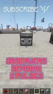 How to deal with OBSERVERS PULSING TWICE! | Redstone with PsiVolt #minecraft #redstone