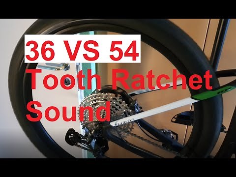New Dt-Swiss 36 Tooth Ratchet EXP Sound VS 54 Tooth Ratchet
