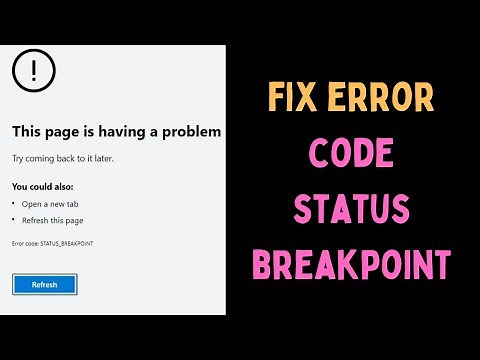 How to Fix Error Code STATUS_BREAKPOINT in Windows 11