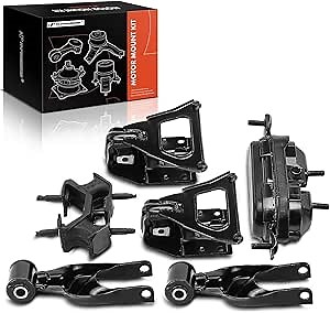 A-Premium Engine Motor Mount and Transmission Mount and Torque Strut Mount Kit Compatible with Buick Regal 1997-2004 3.8L, 6-PC Set, Replace# 10230878, 10419764