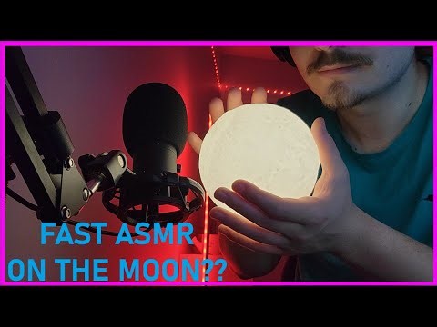 Fast And Aggressive ASMR On The MOON?? Tapping, Scratching, Rambles, Etc!