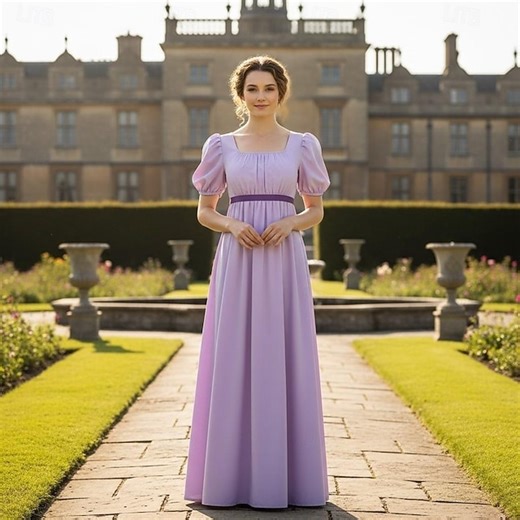 Retro Vintage Medieval Renaissance Dress Ball Gown Regency Inspired Dress Fancy Dress Women's Royal Halloween Carnival Performance Ren Faire Retro Theme Party Adults' Dress 2025