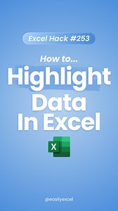 6.8K views · 255 reactions | No one is talking about this Excel Hack!  Learn how to auto-highlight cells in Excel using VBA. ✨ #excel #spreadsheets #accounting #exceltips #finance #workhacks #exceltricks #corporate #tutorial | Easilyexcel | Facebook