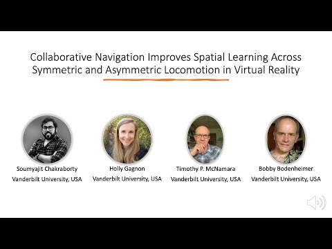 Collab. Navigation Improves Spatial Learning Across Sym. and Asym. Locomotion in VR (In 5 mins.)