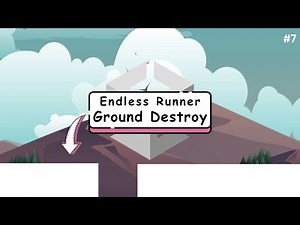 Destroy Ground When Out 2D Endless Runner UNITY & C#!