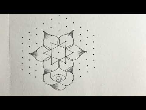 Full Kolam Drawing Guide ✨ | Step-by-Step for Beginners