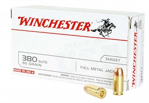 WINCHESTER USA 380ACP 95GR FMJ