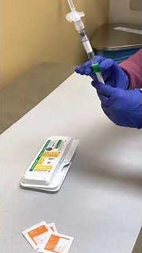 How to prepare a Lupron injection