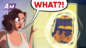 81K views · 1K reactions | A portal to a bank opened inside a poor woman’s fridge | AniMatters Hindi | Facebook