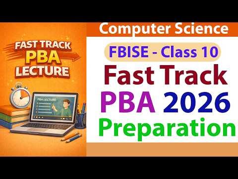 Complete PBA Preparation 2026 | JavaScript, HTML, CSS, Flowcharts, Concept Maps, Hardware & Business