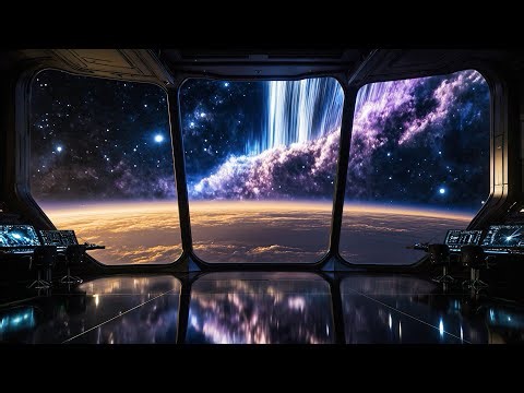 8 Hours of Deep Space Control Room Ambience – Station in Galactic Drift for Deep Sleep (No Ads, 4K)